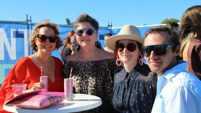 POP UP POLO BUNDABERG 2021: Kym, Trina-Dee, Kate and Daniel at the polo.