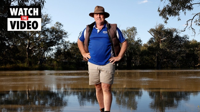 The once parched Menindee Lakes are overflowing with water