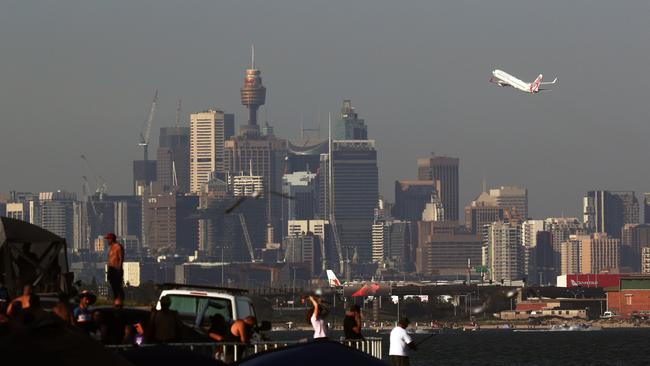 Low-lying fog were part of the problem for Virgin Australia flights. Picture: Jonathan Ng