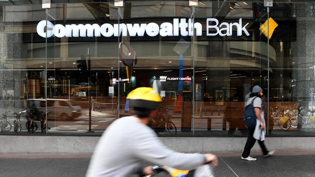 A Commonwealth Bank branch in Brisbane. Picture: AAP