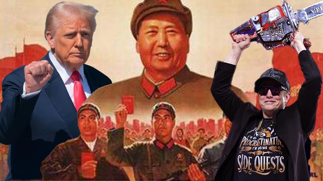 China commentators compare Donald Trump with Mao Tse Tung and Elon Musk with Madam Mao.