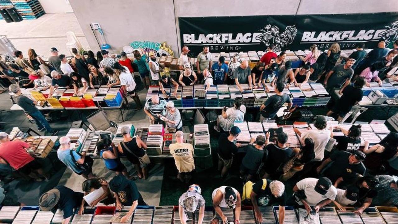 The first 2023 Wax Espresso record fair was held at Black Flag Brewery in March.