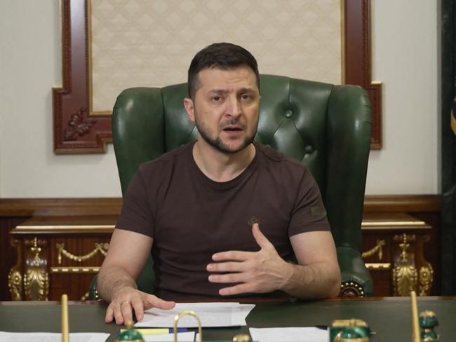 Ukrainian President Volodymyr Zelenskyy. Picture: AFP