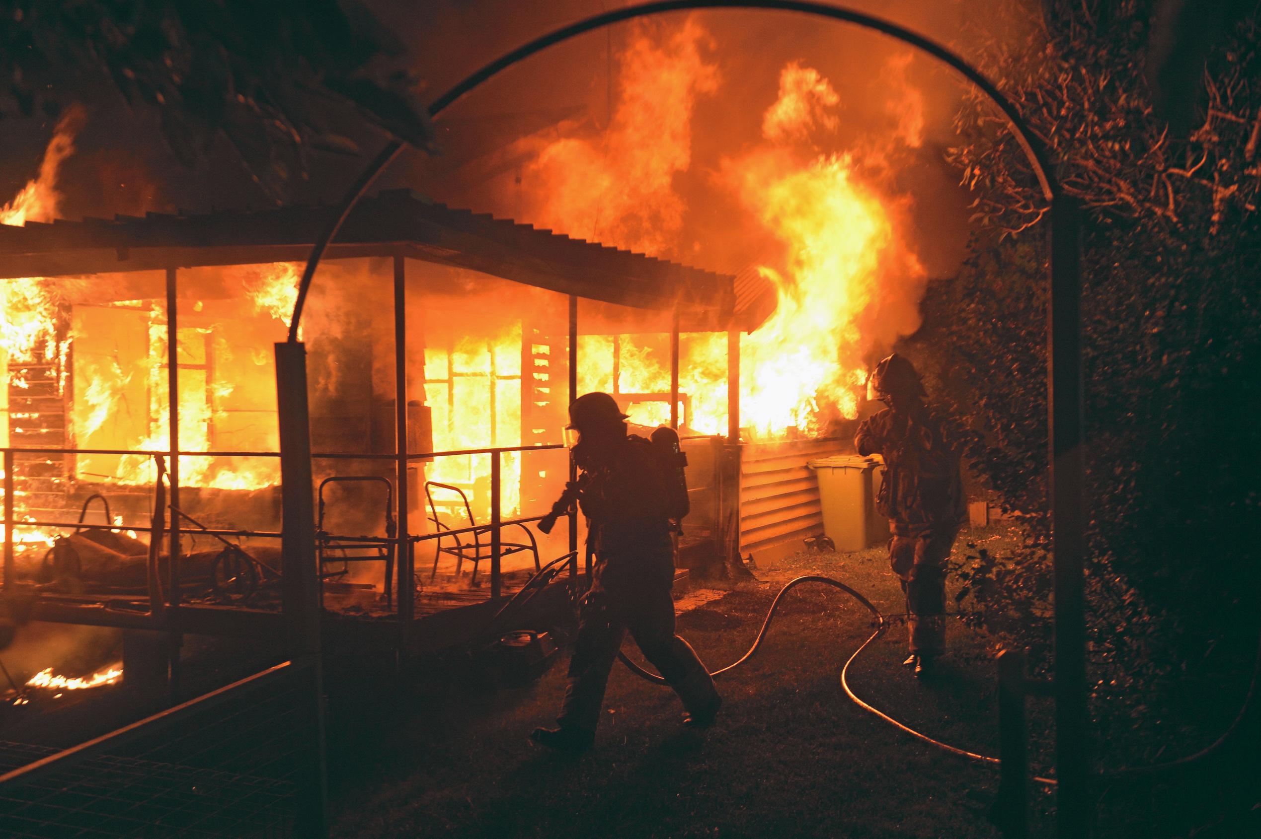 House fire on Main St Gympie