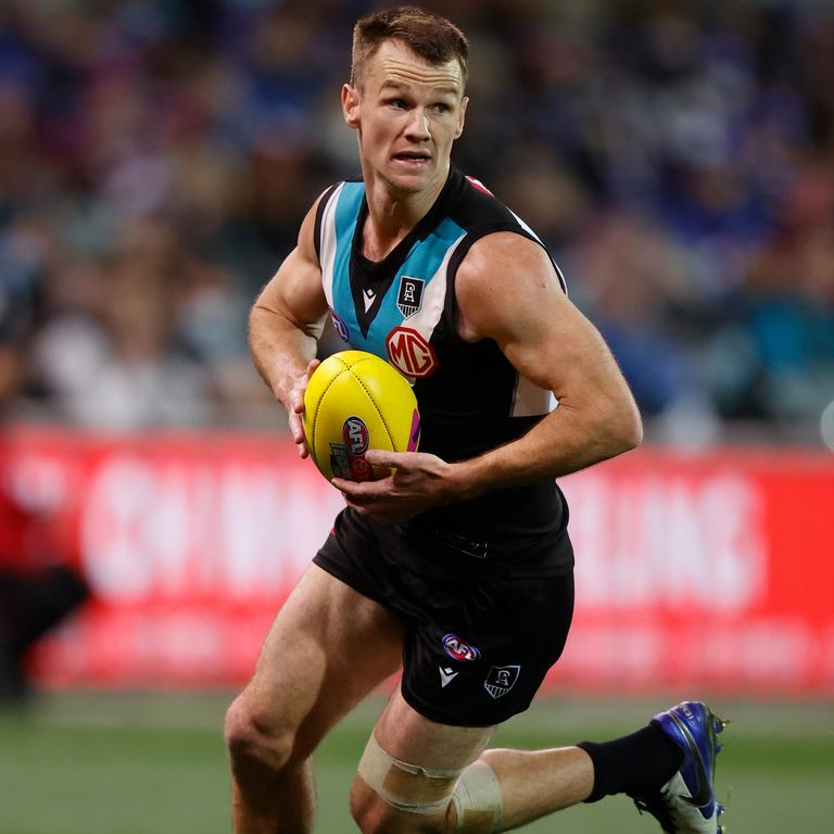 Port Adelaide veteran Robbie Gray has signed a deal to play on in 2022. Picture: AFL Photos via Getty Images