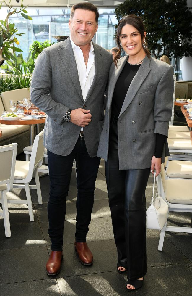 ‘Every one of the women I’ve worked with has taught me a huge amount about life and relationships.’ Karl Stefanovic and his current Today Show co-host, Sarah Abo. Picture: Supplied