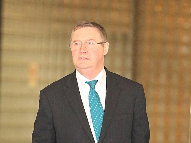 the fomer nsw attorney general greg smith is prosecuting the rasmussen case at downing centre,pic John grainger