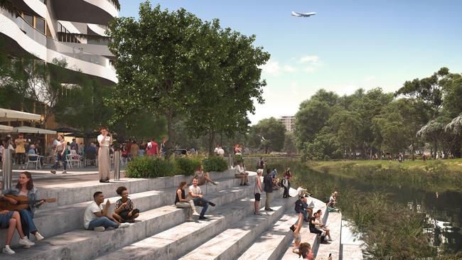 An artist’s impression of the new Bradfield City Centre Master Plan. Picture: Supplied