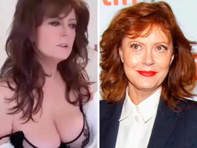 Susan Sarandon’s son, Miles Robbins, has begged fans to stop sharing a racy video of his famous mum.