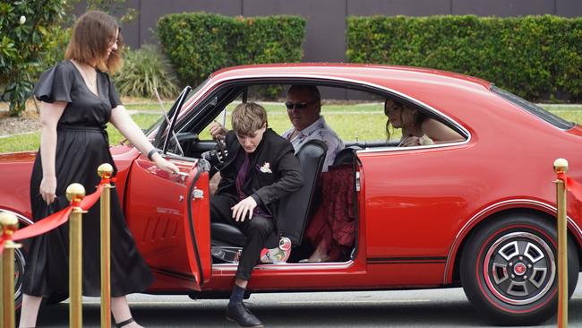 Corey and Shannon at the Caloundra Christian College formal 2024