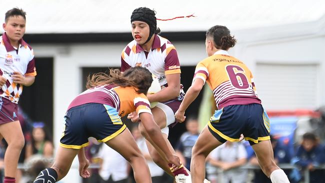 BBOB (Year 7): Keebra Park Vs Mabel Park Schoolboy rugby league grand final Tuesday August 20, 2024. Picture, John Gass