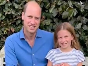 Prince William and his daughter Princess Charlotte send a message to the Lionesses.