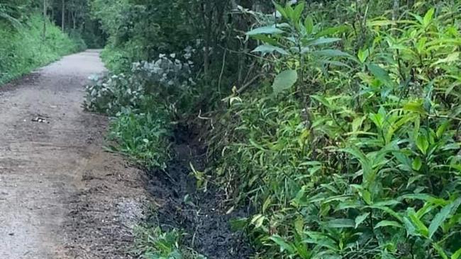 Damage to the trail. Picture: Facebook