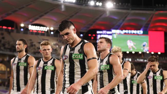 It’s a bad finish to a bad week for the Magpies.