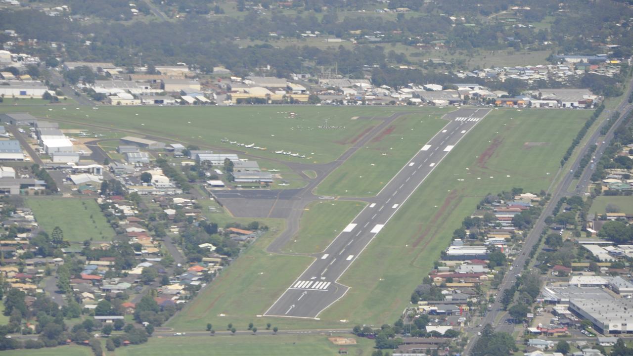 The Cirrus SR20 on approach to Toowoomba Aerodrome. Photo Andrew Backhouse / The Chronicle