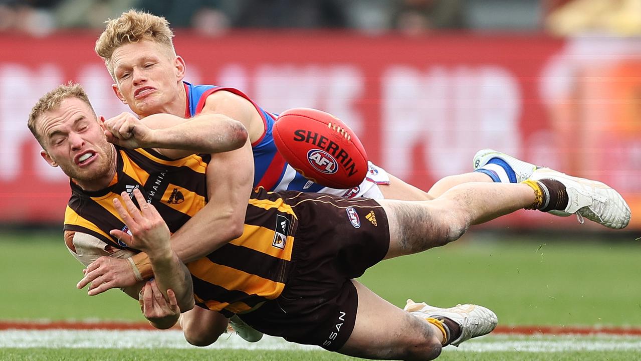 Will Tom Mitchell be at the Hawks next year? (Photo by Mark Metcalfe/AFL Photos/via Getty Images)