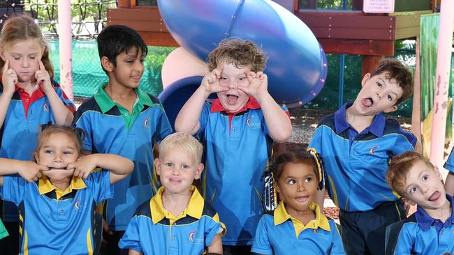 My First Year: St Kevin’s Catholic School Prep V. Front row: Samuel, Orson, Zenna, Makia, Elodee. Middle row: JJ, Salena, Lachy, Aurora, Oakie, Indie. Back row: Aoibhinn, Jude, Grayson, Hugo, Grace. Picture: Glenn Hampson.