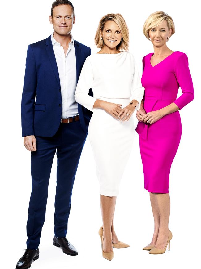 Tom Steinfort, Georgie Gardner and Deb Knight are now leading the new Today line up.