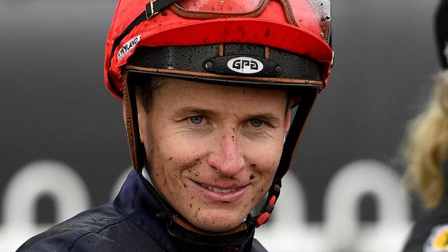 James McDonald will ride Night Of Power when he returns in the last at Rosehill Gardens. Picture: AAP