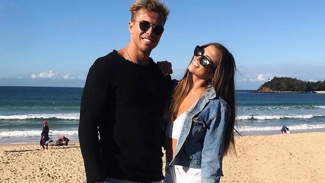 Love Island cast members Millie and Mark are still loved-up. Picture: Instagram