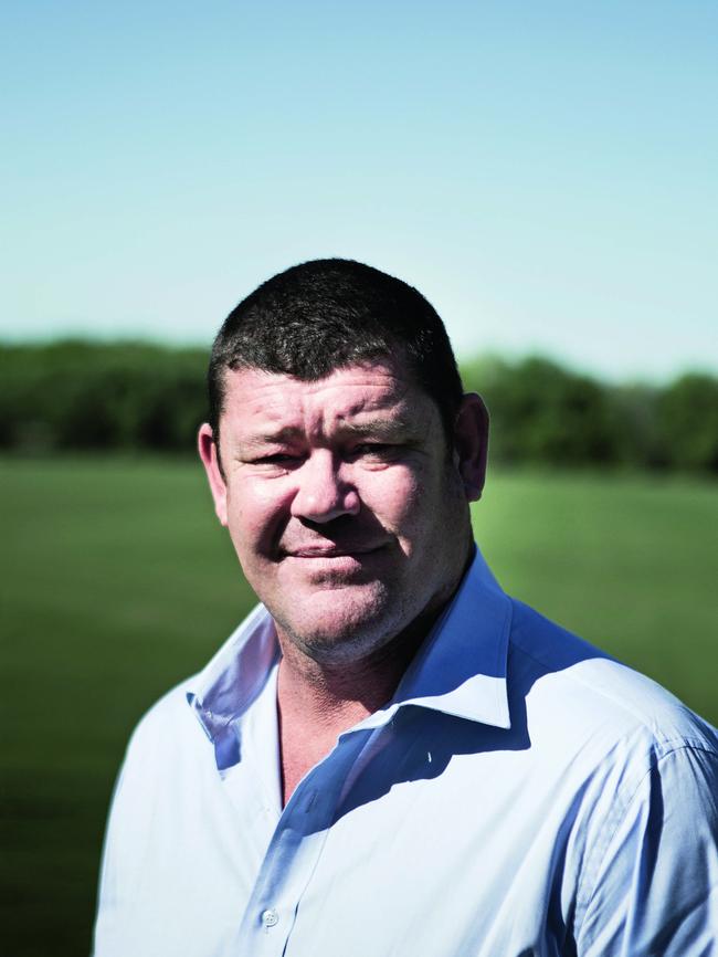 James Packer at La Ellerstina, his Polo Club in Buenos Aires, Argentina. Picture: Alejandro Kirchuk