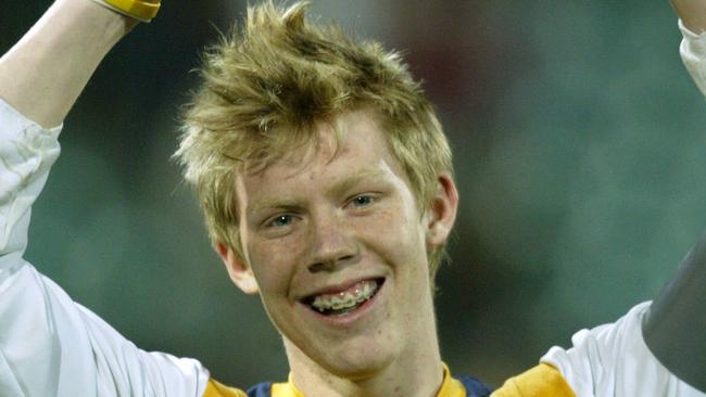 Jack Riewoldt as a teenager.