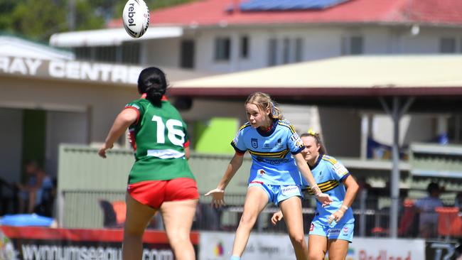 Harvey Norman under 19 rugby league between Wynnum-Manly and Norths Devils. Saturday February 25, 2022. Picture, John Gass