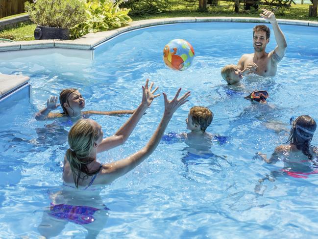 Courier Mail, Home Improvement mag, generic pool shots