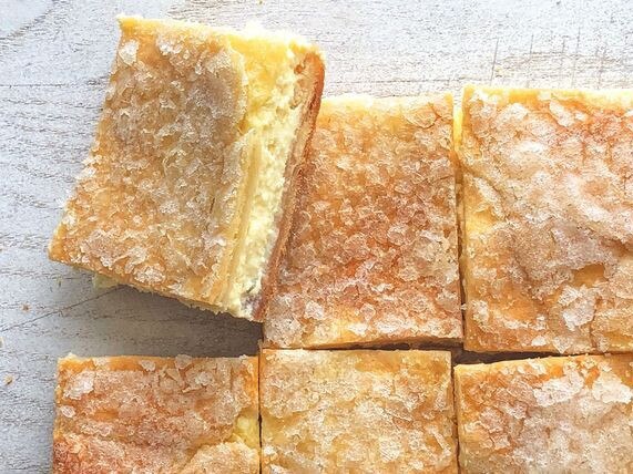 Top newsletter recipe 6: Lemon cream cheese squares.