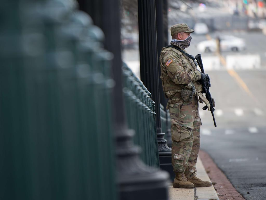 There are fears of further violence following the deadly Capitol hill attack. Picture: Liz Lynch/Getty Images/AFP