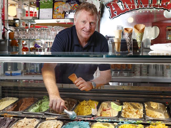 Annies Old Fashioned Ice Cream Parlour owner Greg Murray. Picture: Richard Dobson