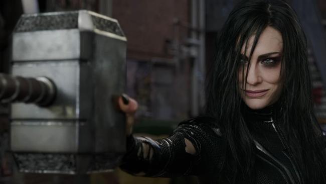 Blanchett committed to 20-minute training sessions between scenes. Picture: Marvel Entertainment.