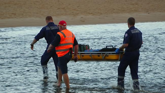 Three men died at Moonee Beach on December 18 while swimming with family. Picture: Frank Redward