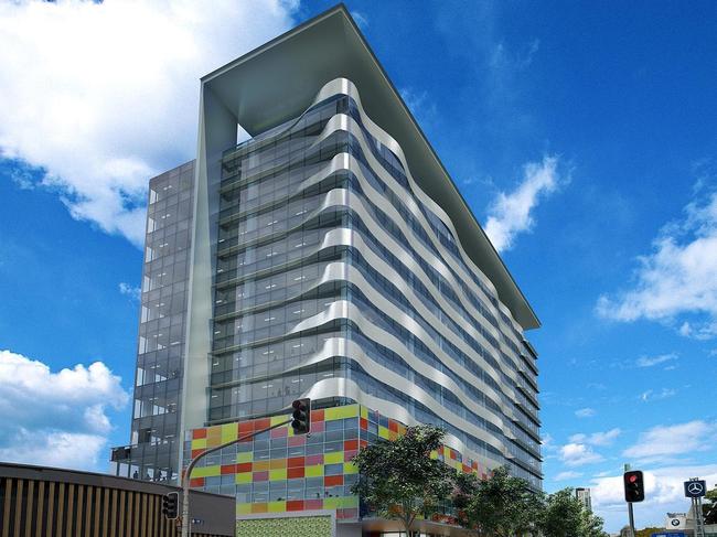 Artists Impression of Laing O'Rourke's proposed building for Ann Street, Fortitude Valley. Supplied by Rowland PR 