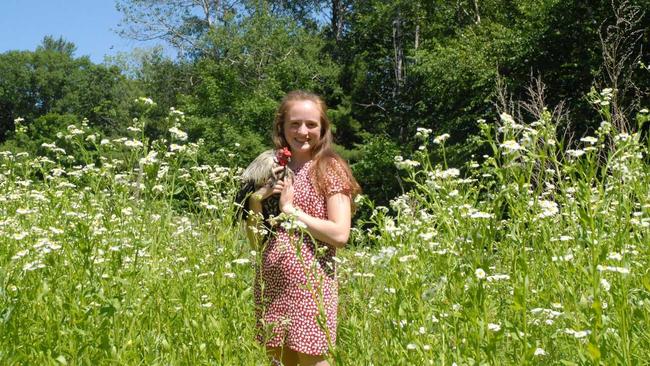 Molly Jennings with Jack Frost the Rooster. Picture: Contributed