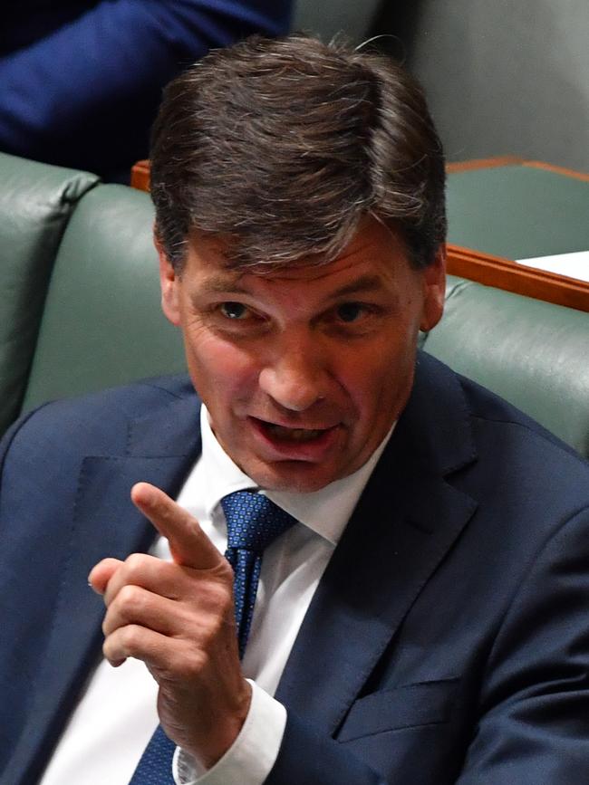 Energy Minister Angus Taylor.