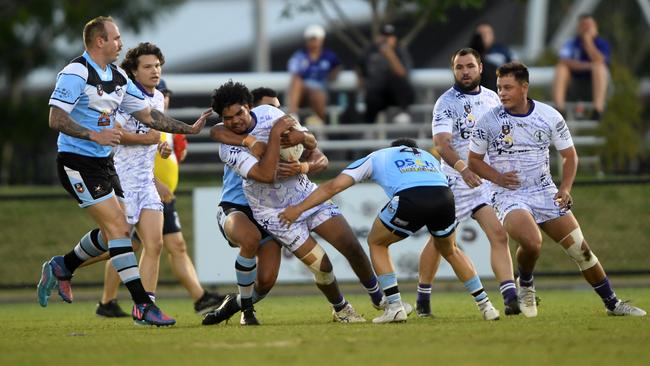 Sharks vs Darwin Brothers' Humpty Dumpty Foundation round of 2022 NRLNT season. Picture: (A)manda Parkinson