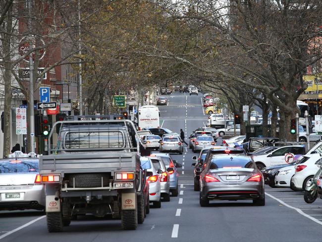 The council wants to provoke debate as it presses the case for major changes to how inner-city traffic and space is managed. Picture: David Caird