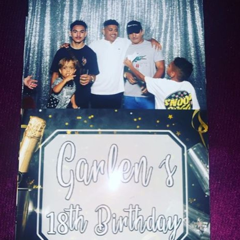 The photo was taken from the same 18th birthday party. Picture: Instagram.