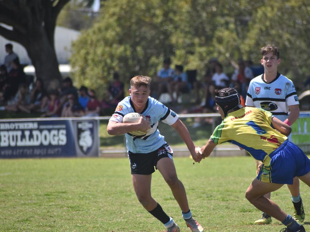 Hayden Cummins in the Moranbah Miners v Wanderers U15s RLMD Grand Final at JRL Field 5, September 4, 2021. Picture: Matthew Forrest