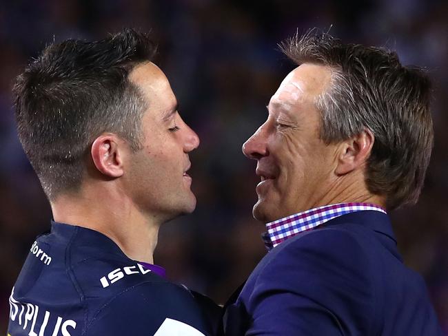 That’s love. (Photo by Mark Kolbe/Getty Images)