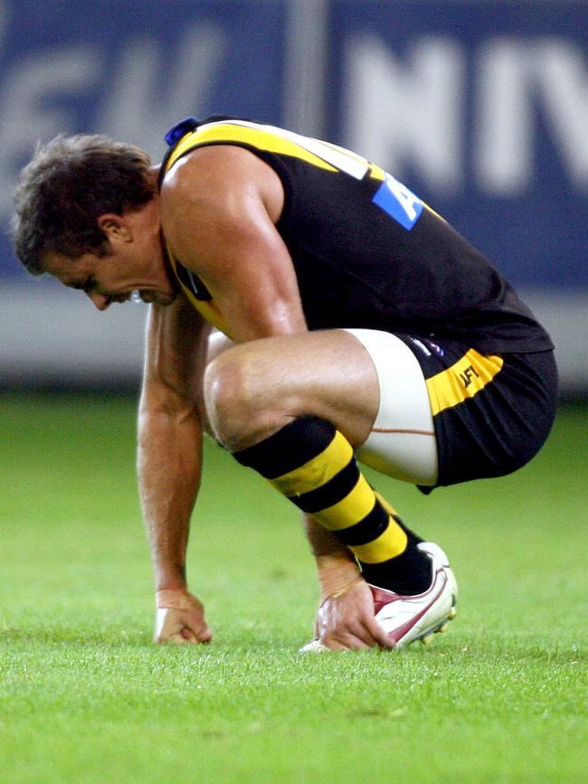 Matthew Richardson laments a Richmond loss.