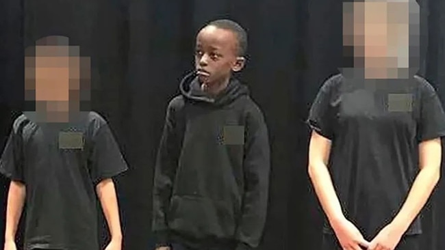 Rudakubana seen attending drama class aged 11. Picture: The Sun