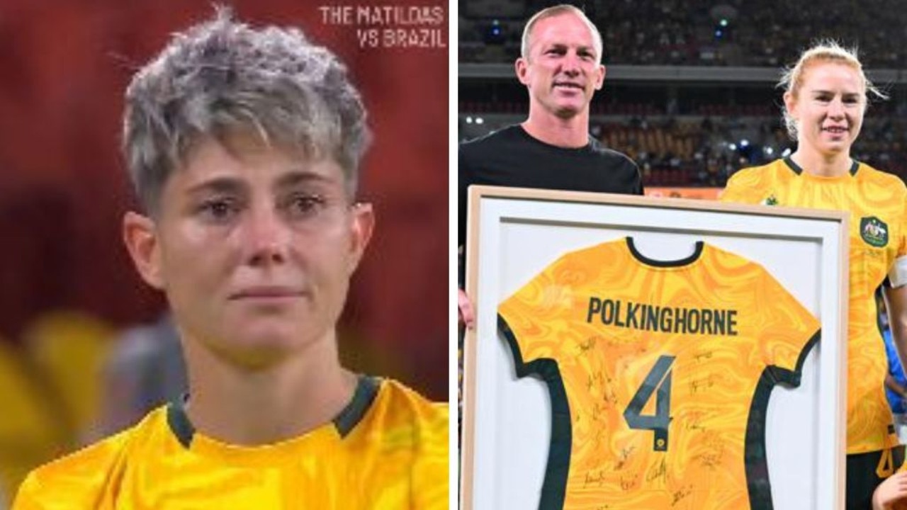 Fans slam bizarre Matildas scenes in Clare Polkinghorne tribute