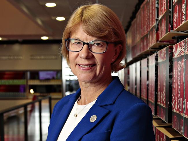 Coke Amatil CEO Alison Watkins posing for a photo at their office in North Sydney on the 22nd of August 2019. Photographer: Adam Yip