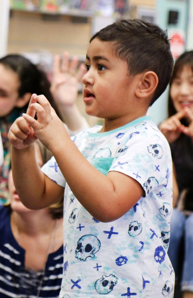 Ipswich Libraries story time sessions, pictured Carter Taigafua. Photo: Contributed