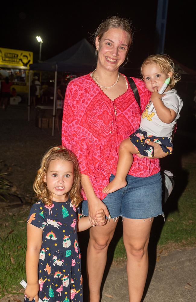 Brittany Smith, June Smith and Dorothy Smith at Carols in the Gardens, Mackay Regional Botanic Gardens, Saturday 2 December 2023 Picture:Michaela Harlow