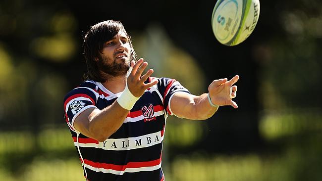 Jacques Potgieter trained in an Eastern Suburbs jersey this week.