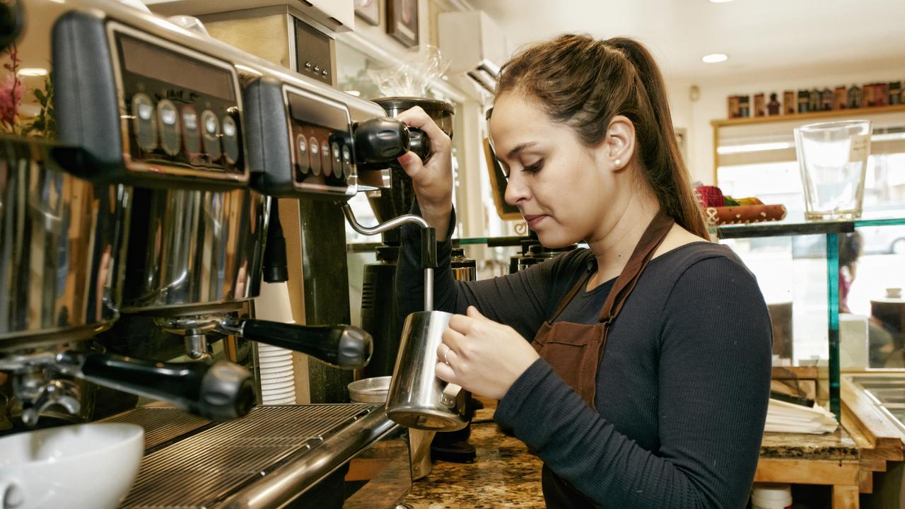 Serious barista generic, Picture: Getty Images