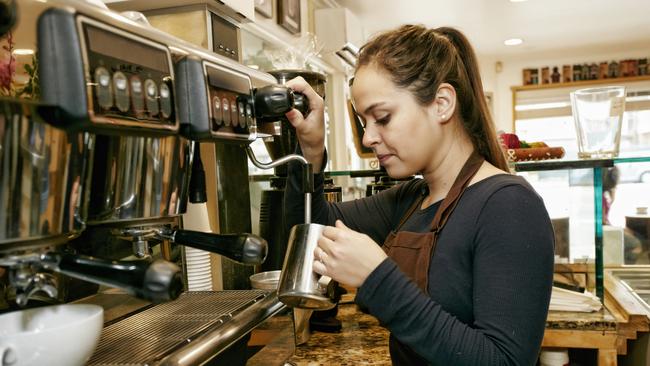 Serious barista generic, Picture: Getty Images